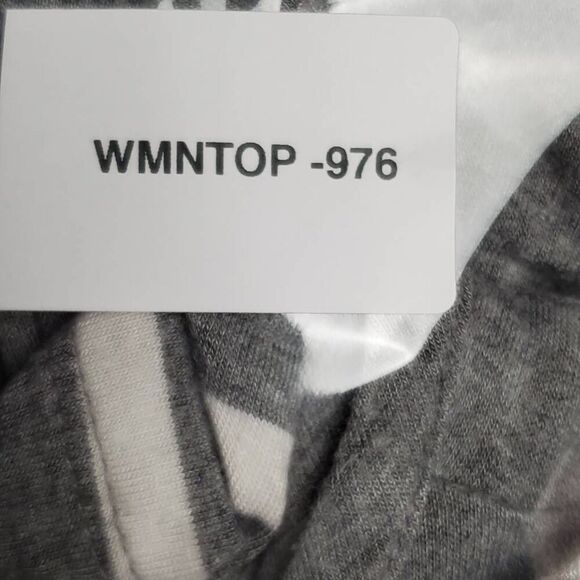 Maurices Medium Gray Stripe Top - Picture 5 of 5